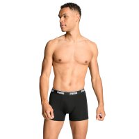 PUMA Men Boxer Shorts, 3-pack - Boxer 3P, Cotton Stretch, Logo, plain Black M (Medium)