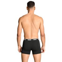 PUMA Men Boxer Shorts, 3-pack - Boxer 3P, Cotton Stretch, Logo, plain Black M (Medium)