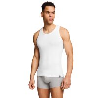 PUMA Men Tank Tops, 2-pack - Tank Top 2P, Undershirt, Round Neck, Regular Fit White S (Small)