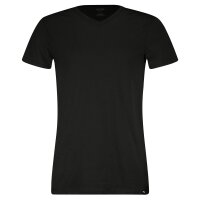 PUMA Herren T-Shirts, 2er Pack - V-Neck Tee 2P, V-Ausschnitt, Regular Fit, Baumwolle, einfarbig Schwarz XXL