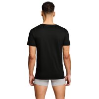 PUMA Men T-shirts, 2-pack – V-Neck Tee 2P, V-neck, Regular Fit, cotton, plain Black XXL (XX-Large)