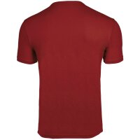 EMPORIO ARMANI mens T-shirt, 2-pack - ESSENTIAL LOGOLABEL, round neck, stretch cotton Dark blue/red M (Medium)