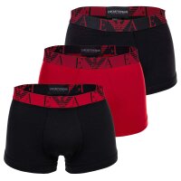 EMPORIO ARMANI Herren Trunks, 3er Pack - BOLD MONOGRAM,...