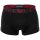 EMPORIO ARMANI mens trunks, 3-pack - BOLD MONOGRAM, shorts, stretch cotton Black/Red/Black M (Medium)