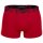 EMPORIO ARMANI mens trunks, 3-pack - BOLD MONOGRAM, shorts, stretch cotton Black/Red/Black XL (X-Large)