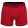 EMPORIO ARMANI Herren Boxershorts, 3er Pack - BOLD MONOGRAM, Boxer, Stretch Cotton Schwarz/Rot/Schwarz M