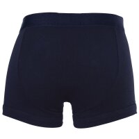 EMPORIO ARMANI Mens Trunks, 3-Pack - ESSENTIAL LOGOLABEL, Shorts, Stretch Cotton Black/White/Blue M (Medium)