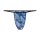 HOM Herren G-String - Plume, Barett, String, Unterwäsche, floral Blau M