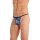 HOM Herren G-String - Plume, Barett, String, Unterwäsche, floral Blau M