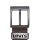 Levis Mens Leather Belt - Ashland Metal, Genuine Leather Brown 100 cm