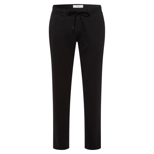Brax Herren Stoffhose - Phil K, Jogpants, Cropped Fit, Hi-Flex Jersey, Länge 32 Schwarz 32W/32L