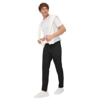 Brax Herren Stoffhose - Phil K, Jogpants, Cropped Fit, Hi-Flex Jersey, Länge 32 Schwarz 32W/32L