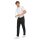 Brax Men’s Trousers - Phil K, Jogpants, Cropped Fit, Hi-Flex Jersey, Length 32 Black 32W/32L
