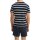Marc OPolo Herren Schlafanzug, kurz - Pyjama Set, 2-teilig, gestreift, Baumwolle Dunkelblau M