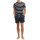 Marc OPolo Men’s Pyjamas, Short - Pyjama Set, 2-Piece, Striped, Cotton Dark Blue M (Medium)
