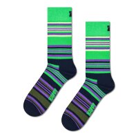 Happy Socks Unisex Socks, Pack of 3 – Graphic Socks, Gift Box, Stripes, Cotton Blend Pink/Red/Green 36-40