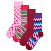 Happy Socks Unisex Socks, Pack of 4 – Graphic...