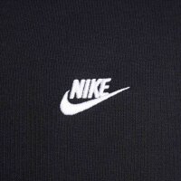 NIKE Herren Sweatjacke - Club Basketball Fleece Hoodie, Kapuze, Regular Fit, Baumwollmischung, einfarbig Schwarz M