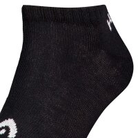 HEAD unisex sneaker socks, 15-pack - ELEMENTS ALL SPORTS SNEAKER ECOM, short socks, single color Black 43-46 (UK 9-11)