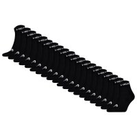 HEAD unisex quarter socks, 20-pack - ELEMENTS ALL SPORTS QUARTER ECOM, short socks, single color Black 35-38 (UK 2.5-5)