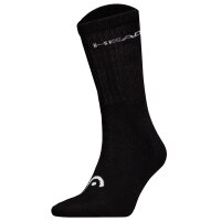 HEAD Unisex Socken, 20er Pack - ELEMENTS ALL SPORTS CREW ECOM, einfarbig Schwarz 43-46