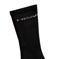 HEAD unisex socks, 20-pack - ELEMENTS ALL SPORTS CREW ECOM, solid color Black 43-46 (UK 9-11)