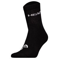 HEAD Unisex Socken, 20er Pack - ELEMENTS ALL SPORTS SHORT CREW ECOM, einfarbig Schwarz 35-38