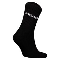 HEAD unisex socks, 20-pack - ELEMENTS ALL SPORTS SHORT CREW ECOM, solid color Black 35-38 (UK 2.5-5)
