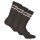 FILA Unisex Socken 3 Paar - Street, Sport, Lifestyle, Socks Set, Stripes, 35-46 Schwarz 43-46 (9-11 UK)