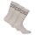 FILA Unisex Socks 3 pairs - Street, Sport, Lifestyle, Socks Set, Stripes, 35-46 Grey 43-46 (9-11 UK)