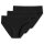 SCHIESSER Damen Slips 3er Pack - Jazz-Pants, Cotton Essentials, Basic, Stretch Schwarz 44 (Gr. XX-Large)