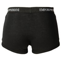 EMPORIO ARMANI Herren Boxer Shorts 3er Pack - Mens Knit Trunk, Pure Cotton, uni Marine/Grau/Schwarz S