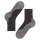 FALKE Men’s Sports Socks – RU4 Endurance, Running Socks, Medium Cushioning Black/Grey 42-43 (8-9 UK)