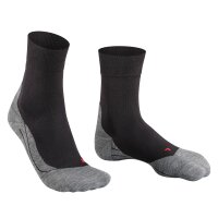 FALKE Herren Ergonomic Fitness Lauf Socken, Sport System - RU4 Sportsocken Schwarz/Grau (3010) 44-45 (9.5-10.5 UK)