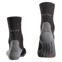 FALKE Herren Ergonomic Fitness Lauf Socken, Sport System - RU4 Sportsocken Schwarz/Grau (3010) 44-45 (9.5-10.5 UK)