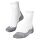 FALKE Men’s Sports Socks – RU4 Endurance, Running Socks, Medium Cushioning White/Grey 39-41 (5.5-7.5 UK)