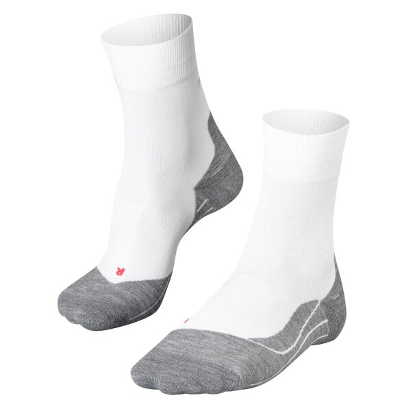 FALKE Herren Ergonomic Fitness Lauf Socken, Sport System - RU4 Sportsocken Weiß/Grau (2020) 42-43 (8-9 UK)