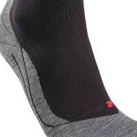 FALKE Women’s Sports Socks – RU4 Endurance, Running Socks, Medium Cushioning Black/Grey 37-38 (4-5 UK)