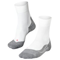 FALKE Women’s Sports Socks – RU4 Endurance, Running Socks, Medium Cushioning White/Grey 39-40 (5.5-6.5 UK)