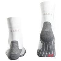 FALKE Women’s Sports Socks – RU4 Endurance, Running Socks, Medium Cushioning White/Grey 39-40 (5.5-6.5 UK)