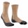 FALKE Damen Socken - Trekking Socken TK 2, Ergonomic, Merinowoll-Mix Sand 39-40
