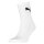 PUMA Unisex Sportsocken, 3 Paar - Short Crew Socks, Tennissocken, einfarbig Weiß 39-42