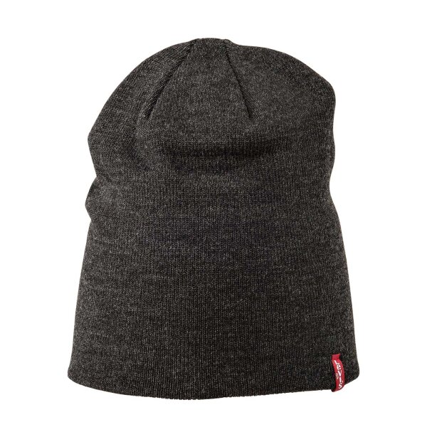Levis Unisex Beanie Mütze Otis Beanie, Einfarbig, Strickmütze, L/XL / Farbe: Dunkelgrau