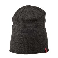 Levis Unisex Beanie Mütze Otis Beanie, Einfarbig, Strickmütze, L/XL / Farbe: Dunkelgrau