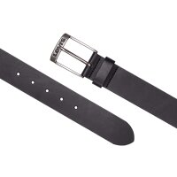 Levis Mens Belt - NEW DUNCAN, leather belt with buckle, logo, genuine leather Regular Black 100