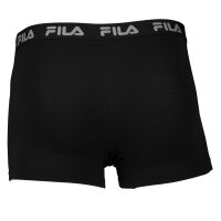 FILA Herren Basic Boxer Shorts, Elastic mit Fila Logo - verschiedene Farben / Farbe: Schwarz (200) | Größe: M (Gr. Medium)