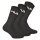 FILA Unisex socks 3 pairs - tennis socks, crew socks, terry, sport, logo 35-46 Schwarz 39-42 (6-8 UK)