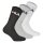 FILA Unisex socks 3 pairs - tennis socks, crew socks, terry, sport, logo 35-46 Classic Mix (Schwarz; Weiß; Grau) 43-46 (9-11 UK)