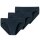SCHIESSER Herren Slip 3er Pack - Supermini, Rio-Slip, Essentials, Cotton Stretch Dunkelblau L