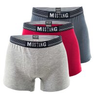 MUSTANG Herren Boxershorts, 3er Pack - Retroshorts,...